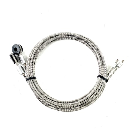 Fleet Engineers Door Cable Roll-Up, Pair, 1/4 Eye, 110 Length 025-01434